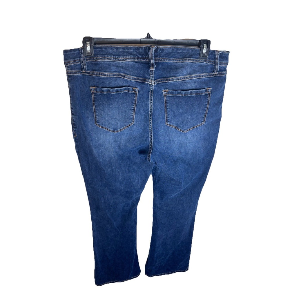 Torrid Jeans Luxe Slim Boot Womens Size 18R Blue Denim Jeans - Picture 2 of 9